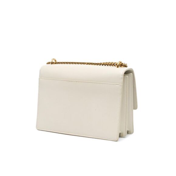 Pre Loved Saint Laurent Sunset Chain Wallet on Chain Women White Crossbody Bags - Picture 2 of 8